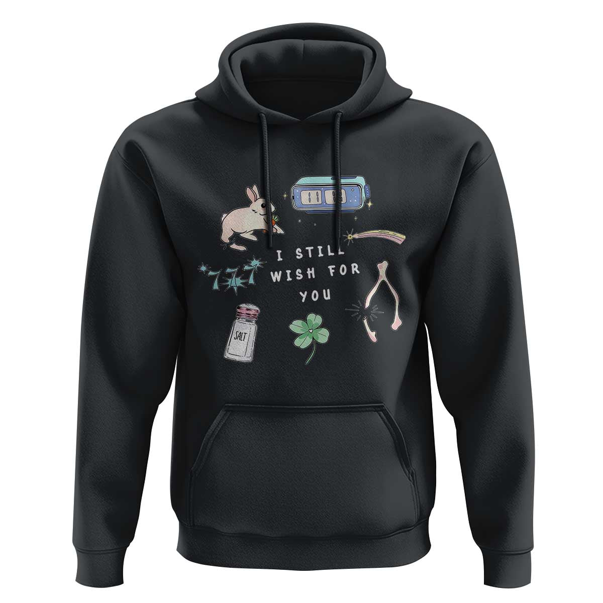 I Still Wish for You Lucky Rabbit 1111 Stars Clover Signs Hoodie