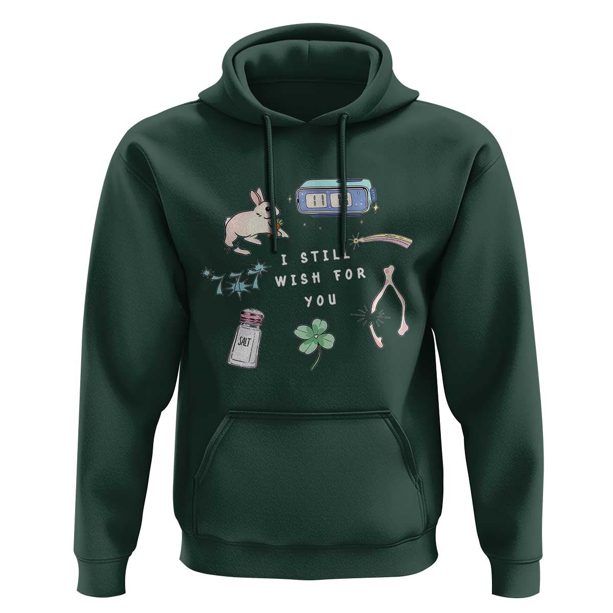 I Still Wish for You Lucky Rabbit 1111 Stars Clover Signs Hoodie