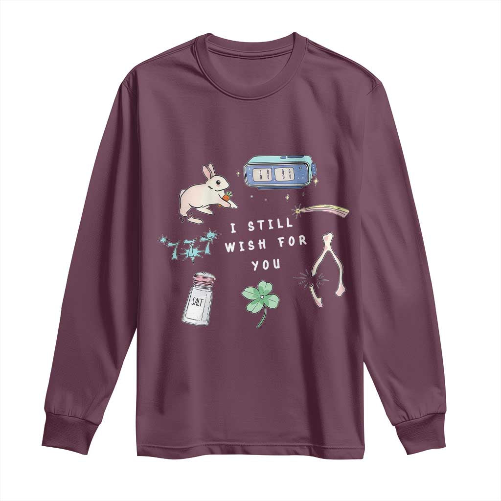 I Still Wish for You Lucky Rabbit 1111 Stars Clover Signs Long Sleeve Shirt
