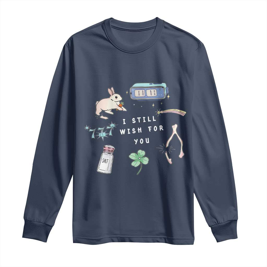 I Still Wish for You Lucky Rabbit 1111 Stars Clover Signs Long Sleeve Shirt