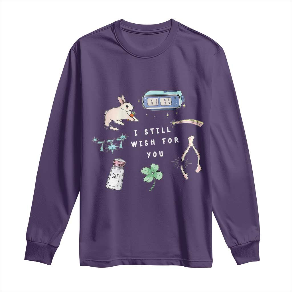 I Still Wish for You Lucky Rabbit 1111 Stars Clover Signs Long Sleeve Shirt