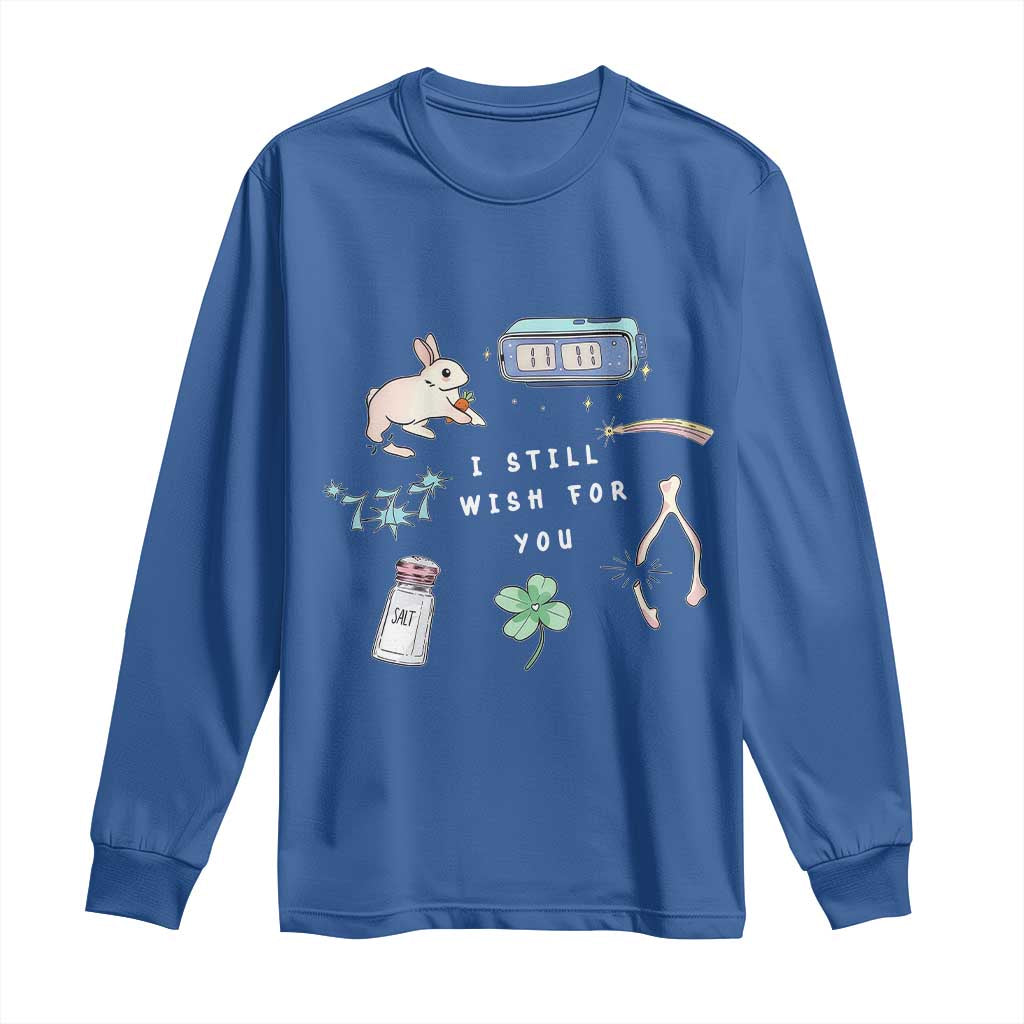 I Still Wish for You Lucky Rabbit 1111 Stars Clover Signs Long Sleeve Shirt