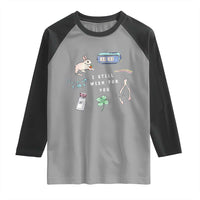 I Still Wish for You Lucky Rabbit 1111 Stars Clover Signs Raglan Shirt