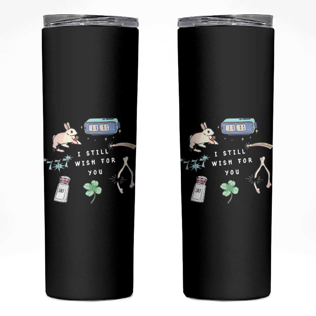 I Still Wish for You Lucky Rabbit 1111 Stars Clover Signs Skinny Tumbler
