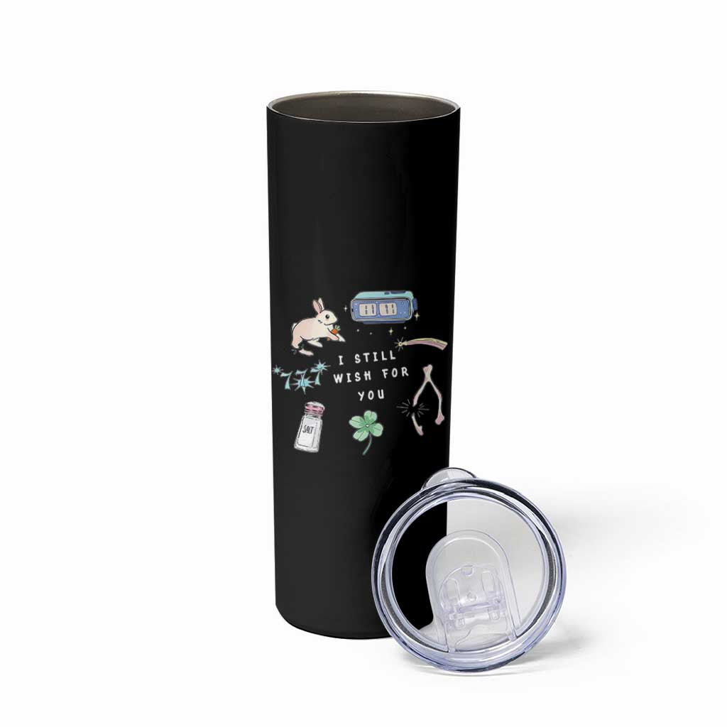 I Still Wish for You Lucky Rabbit 1111 Stars Clover Signs Skinny Tumbler