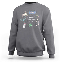 I Still Wish for You Lucky Rabbit 1111 Stars Clover Signs Sweatshirt