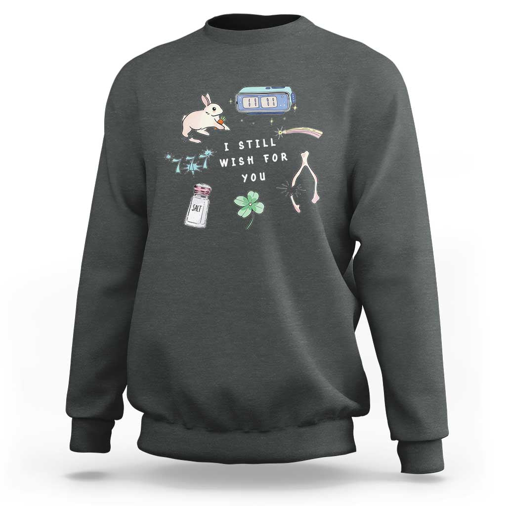 I Still Wish for You Lucky Rabbit 1111 Stars Clover Signs Sweatshirt