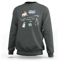 I Still Wish for You Lucky Rabbit 1111 Stars Clover Signs Sweatshirt