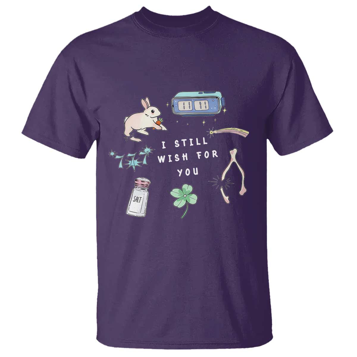 I Still Wish for You Lucky Rabbit 1111 Stars Clover Signs T Shirt