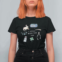 I Still Wish for You Lucky Rabbit 1111 Stars Clover Signs T Shirt For Women
