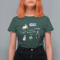 I Still Wish for You Lucky Rabbit 1111 Stars Clover Signs T Shirt For Women