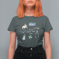 I Still Wish for You Lucky Rabbit 1111 Stars Clover Signs T Shirt For Women
