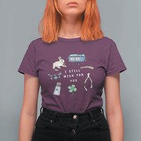 I Still Wish for You Lucky Rabbit 1111 Stars Clover Signs T Shirt For Women