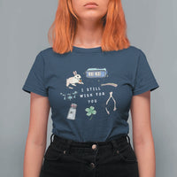 I Still Wish for You Lucky Rabbit 1111 Stars Clover Signs T Shirt For Women