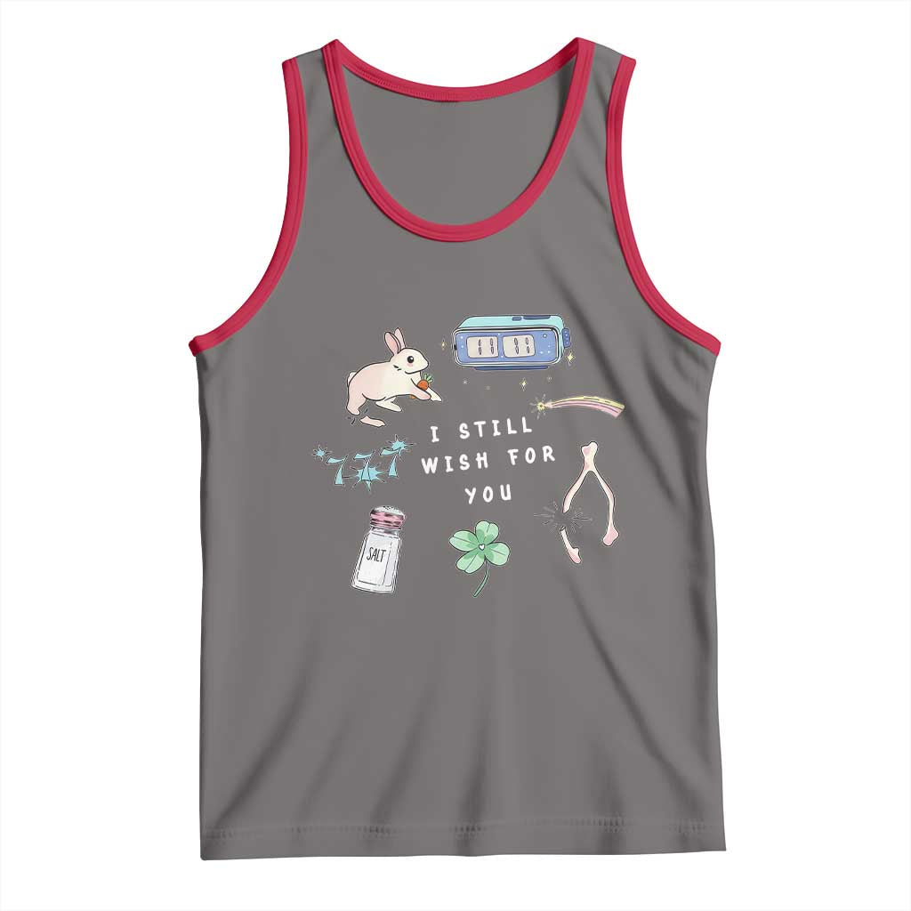 I Still Wish for You Lucky Rabbit 1111 Stars Clover Signs Tank Top
