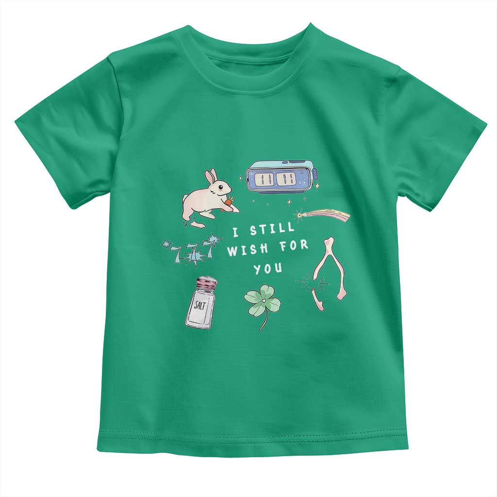 I Still Wish for You Lucky Rabbit 1111 Stars Clover Signs Toddler T Shirt