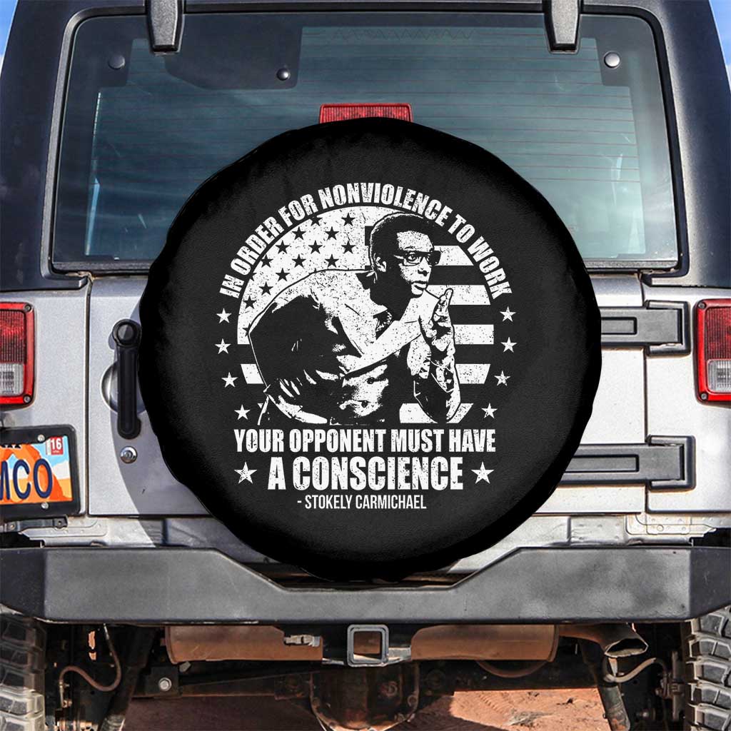 Stokely Carmichael Quote Spare Tire Cover In Order For Nonviolence To Work Your Opponent Must Have A Conscience