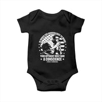 Stokely Carmichael Quote Baby Onesie In Order For Nonviolence To Work Your Opponent Must Have A Conscience