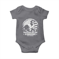 Stokely Carmichael Quote Baby Onesie In Order For Nonviolence To Work Your Opponent Must Have A Conscience