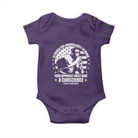 Stokely Carmichael Quote Baby Onesie In Order For Nonviolence To Work Your Opponent Must Have A Conscience