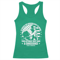Stokely Carmichael Quote Racerback Tank Top In Order For Nonviolence To Work Your Opponent Must Have A Conscience
