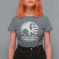 Stokely Carmichael Quote T Shirt For Women In Order For Nonviolence To Work Your Opponent Must Have A Conscience
