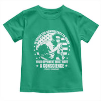 Stokely Carmichael Quote Toddler T Shirt In Order For Nonviolence To Work Your Opponent Must Have A Conscience