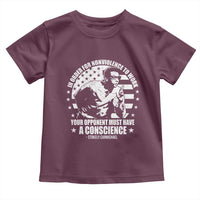 Stokely Carmichael Quote Toddler T Shirt In Order For Nonviolence To Work Your Opponent Must Have A Conscience