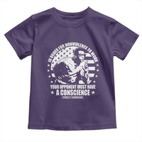 Stokely Carmichael Quote Toddler T Shirt In Order For Nonviolence To Work Your Opponent Must Have A Conscience