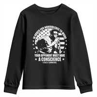 Stokely Carmichael Quote Youth Sweatshirt In Order For Nonviolence To Work Your Opponent Must Have A Conscience