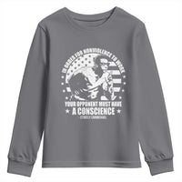 Stokely Carmichael Quote Youth Sweatshirt In Order For Nonviolence To Work Your Opponent Must Have A Conscience