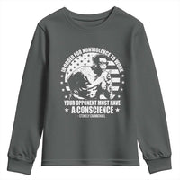 Stokely Carmichael Quote Youth Sweatshirt In Order For Nonviolence To Work Your Opponent Must Have A Conscience