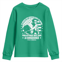 Stokely Carmichael Quote Youth Sweatshirt In Order For Nonviolence To Work Your Opponent Must Have A Conscience