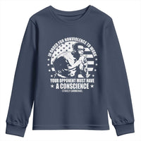 Stokely Carmichael Quote Youth Sweatshirt In Order For Nonviolence To Work Your Opponent Must Have A Conscience