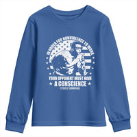 Stokely Carmichael Quote Youth Sweatshirt In Order For Nonviolence To Work Your Opponent Must Have A Conscience