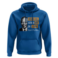 Nelson Mandela Quote Hoodie I Never Lose I Either Win Or I Learn