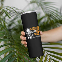 Nelson Mandela Quote Skinny Tumbler I Never Lose I Either Win Or I Learn