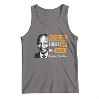 Nelson Mandela Quote Tank Top I Never Lose I Either Win Or I Learn