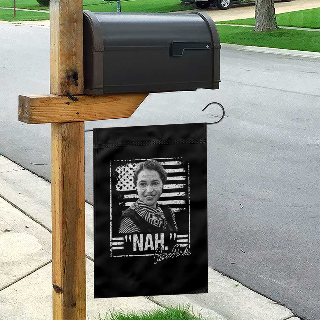 Rosa Parks Nah Quote Garden Flag Black Movement Protest American Flag