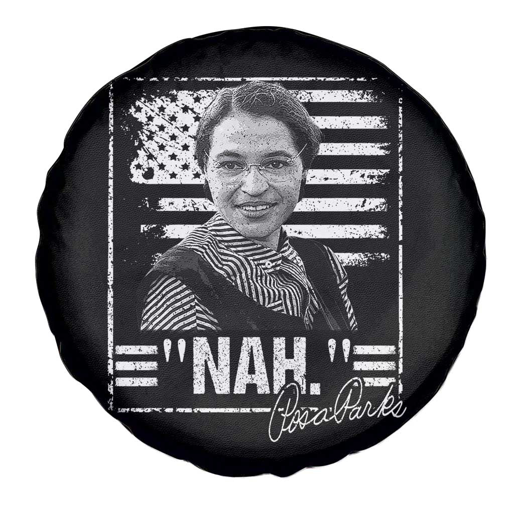 Rosa Parks Nah Quote Spare Tire Cover Black Movement Protest American Flag