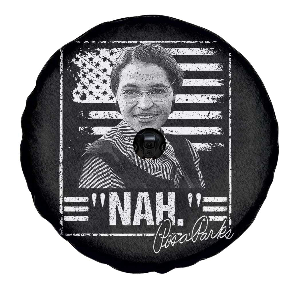 Rosa Parks Nah Quote Spare Tire Cover Black Movement Protest American Flag