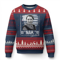 Rosa Parks Nah Quote Ugly Christmas Sweater Black Movement Protest American Flag