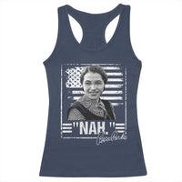 Rosa Parks Nah Quote Racerback Tank Top Black Movement Protest American Flag