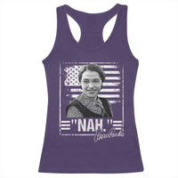 Rosa Parks Nah Quote Racerback Tank Top Black Movement Protest American Flag