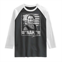 Rosa Parks Nah Quote Raglan Shirt Black Movement Protest American Flag
