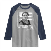 Rosa Parks Nah Quote Raglan Shirt Black Movement Protest American Flag