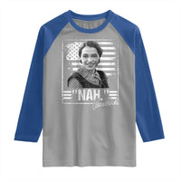 Rosa Parks Nah Quote Raglan Shirt Black Movement Protest American Flag
