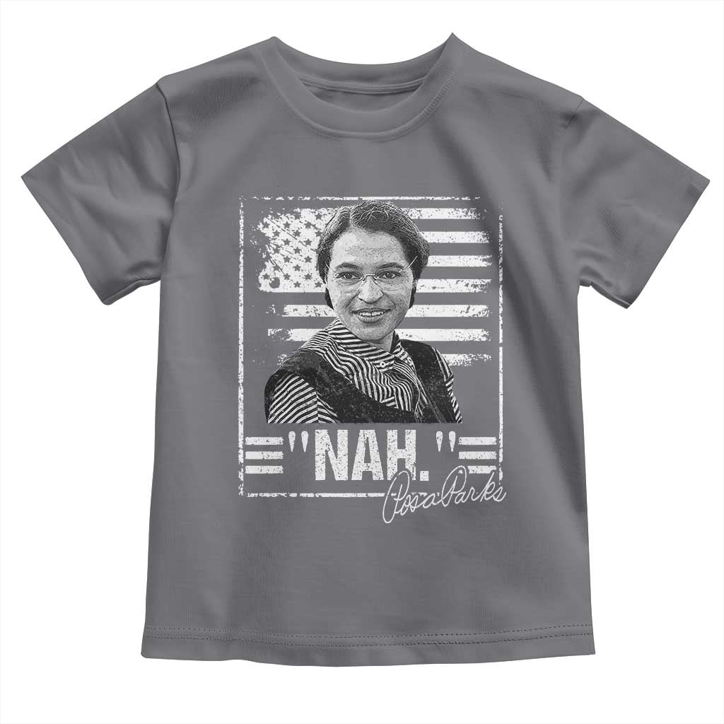 Rosa Parks Nah Quote Toddler T Shirt Black Movement Protest American Flag