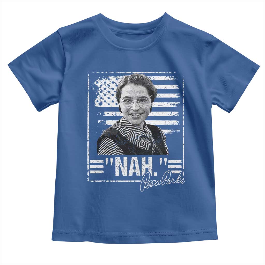 Rosa Parks Nah Quote Toddler T Shirt Black Movement Protest American Flag