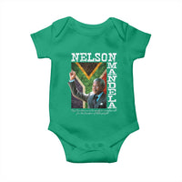 Nelson Mandela Quote Baby Onesie Real Leaders Must Be Ready To Sacrifice All For The Freedom